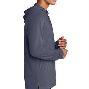 Sudadera con capucha de Jersey de algodón 100% para hombre con estilo, ligera y moderna para ropa informal de invierno y entrenamiento deportivo - Product Image 3