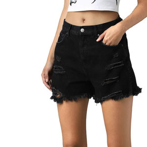 Pantalones cortos de mezclilla de alta calidad para mujer a precio barato Pantalones cortos de mezclilla para mujer Fabricación de diseño Oem Pantalones cortos de mezclilla para mujer 2026 - Product Image 3