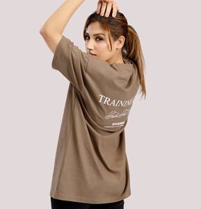 Femmes été Vintage Style T-shirt respirant nouveau ample décontracté dos imprimé mince col rond manches courtes T-Shirt femmes T-Shirt - Product Image 1