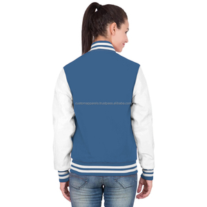 Chaqueta Varsity de algodón duradero para mujer, venta al por mayor, chaqueta Varsity de diseño personalizado - Product Image 4