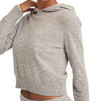 Ensemble de survêtement professionnel pour femme : pantalon et sweat à capuche en cachemire, respirant, léger et sportif