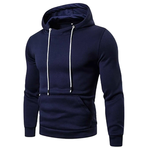 Venta al por mayor Plain Mens Streetwear Sudaderas con capucha Logotipo personalizado de peso pesado de algodón de gran tamaño para hombre Drop Shoulder Hoodies para hombres - Product Image 3