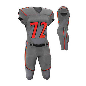 Personnalisable Jeunesse Football Américain Jersey Team Sets Short Sleeve Mesh Uniform avec Sublimation Design American Sports Wear - Product Image 3