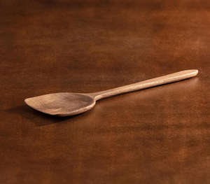 Espátula Ergonómica de Madera Natural, Espátula Ranurada, Mango Curvo Antiarañazos, Utensilio de Cocina de Madera, Apto para Utensilios Antiadherentes - Product Image 2