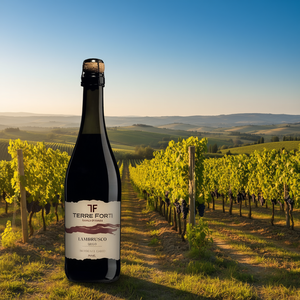 Terre Forti Dry Italian Sparkling <b>Wine</b> Lambrusco Secco IGT 1500ml Magnum 6 Bottles Per Box-Italian Sparkling Red <b>Wine</b> - Product Image 3