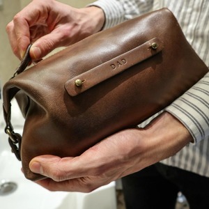 Bonne qualité hommes Kits étanche sac de rasage nouvelle mode Logo personnalisé poignée en cuir fermeture à glissière TYG-0063 - Product Image 1