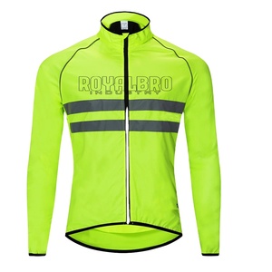 Men's Packable Windproof <b>Cycling</b> <b>Jackets</b> <b>Reflective</b> Waterproof Featuring Fluorescent Design for Running Biking Hiking Riding - Product Image 6