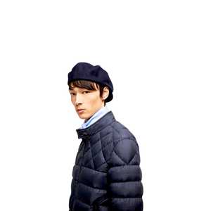 Doudoune matelassée imperméable à capuche avec logo personnalisé sur le devant, style décontracté en nylon, fermeture éclair, doublure en fausse fourrure pour l'hiver - Product Image 5