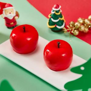 Lấp Lánh festively trang trí mượt mà yuletide giáng sinh bánh mousse táo đỏ - Product Image 3