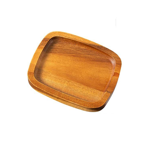 Repose-cuillère en bois et support de repos de forme carrée de cuillère en bois de taille personnalisée pour la maison - Product Image 1