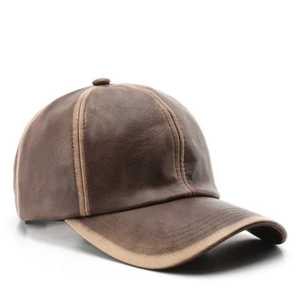 Gorra Snapback de cuero PU bordada en 3D ajustable con cierre de hebilla de metal estilo Punk y Hip Hop sombrero Unisex para adultos al aire libre - Product Image 1