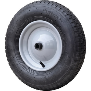 CAPITO 400mm Pneumatic <b>Wheel</b> 100mm Width Furniture Casters with Axle and <b>Plastic</b> Plain Bearing - Product Image 3