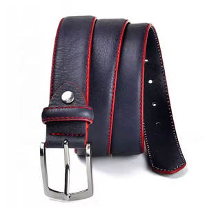 Ceinture en cuir véritable réglable, accessoire de taille élégant pour veste homme, vêtement de mode - Product Image 4