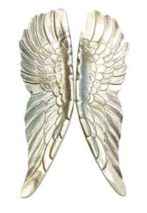 Sculpture en plumes d'argent Décoration intérieure Figurine en plumes d'aluminium moulé Accessoires de décoration d'objets à bas prix - Product Image 5