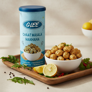 Glee Impex Chaat Masala Makhana, Snack Saludable Picante Bajo en Grasas y Sin Gluten, Estilo Pringle en Frasco, Alto en Proteínas y Fibra - Product Image 4