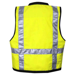 2024 enduit chaud gilet veste personnalisée de haute qualité haute visibilité sécurité imperméable coupe-vent Pu haute réfléchissant étanche à l'eau pour les hommes - Product Image 5