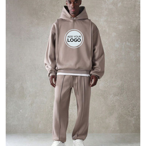 Casual 2 Pieces Suits <b>Hoodies</b> and Sweatpants Set Custom Track suits - Product Image 4