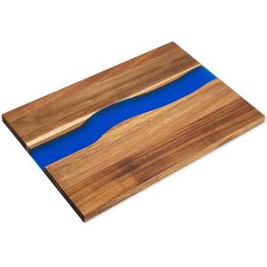 เขียงกลางทำจากเรซินสีฟ้าทันสมัยทนทานดีไซน์น่าเชื่อถือเขียงไม้สำหรับหั่น - Product Image 1
