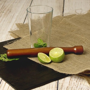 DIVRIS DR-3802 Wood Cocktail Muddler Handmade Modern Eco-Friendly <b>Bar</b> <b>Tool</b> for Mixing Drinks - Product Image 5