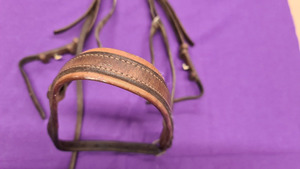 Caballos de lujo Marrón/Habana Cuero genuino Cavesson Accesorios de cuero de caballo de moda - Product Image 4