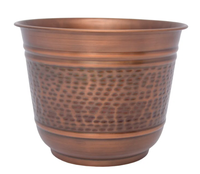 Jardinières en aluminium de style américain, chromées, dorées, pour plantes, fleurs, maison, extérieur, taille personnalisable
