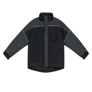 Veste de sécurité extérieure durable avec logo personnalisé, impression, broderie, vêtements de travail réfléchissants à haute visibilité, OEM, ODM, fournisseur en usine - Product Image 1