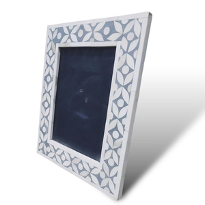 Modern Classic Rectangular 4x6 Wood <b>Picture</b> <b>Frame</b> Customizable Size Colored Bone Resin Inlay Wholesale Price for Photo Display - Product Image 3