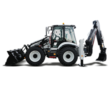 รถตักล้อยางขนาดเล็ก HMK 62T เครื่องยนต์ดีเซล สำหรับงานเกษตรและก่อสร้าง ใช้เครื่องยนต์ Kubota มาตรฐาน EPA สีดำ กำลัง 75 กิโลวัตต์ - Product Image 3