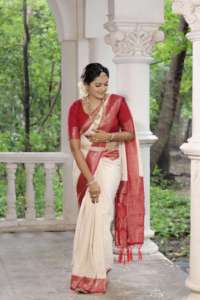 Nouveau 2024 Dernière tenue de créateur Designer moderne Meilleur pur doux Khadi Georgette soie Saree imprimé travail femme mode exportateur - Product Image 3