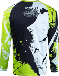 Maillot de sport de course sur mesure à manches longues, uniforme de motocross pour adultes, imprimé taille XL, respirant avec nom d'équipe - Product Image 3