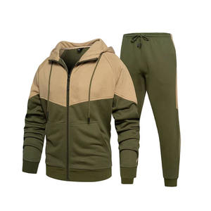 2025 nouveau Design 100% Polyester polaire tissu avant fermeture éclair Style-poches croisées hommes élégant survêtement pour hommes - Product Image 5