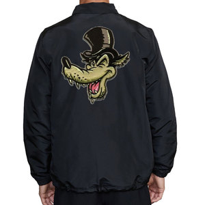 OEM Logo Brodé Personnalisé Écussons Coupe-Vent Streetwear Veste Homme Simple Col Boutonné Polyester Hommes Veste Entraîneurs - Product Image 3