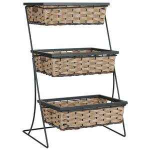 Corbeille à fruits en métal au design personnalisé Rangement décoratif gravé à la main de haute qualité pour fruits et légumes - Product Image 6