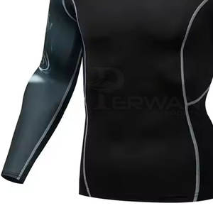 Rash Guard transpirable de último diseño para hombres Hecho en Pakistán Servicio OEM Venta al por mayor Rash Guard - Product Image 4