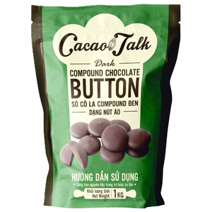 Fournisseur en gros pour l'exportation, expédition rapide, OEM/ODM, chocolat noir composé HALAL en boutons, pour la pâtisserie, biscuits, desserts - Product Image 1