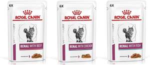 Royal Canin Feline Renal Mix de atún, pollo, comida para gatos cada uno 85g de carne (paquete de 18) - Product Image 6