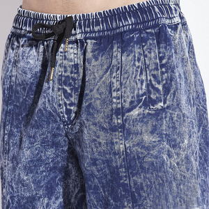 Conjunto de Pantalones y Chaqueta Vaqueros con Lavado Ácido y Pedrería Personalizados por el Fabricante, Ropa Urbana Unisex con Bordado para Hombre - Product Image 6