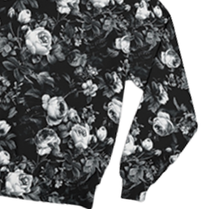 Noir imprimé fleuri à capuche hommes femmes élégant 3D imprimé à capuche décontracté mode à capuche Streetwear pull haut flambant neuf modes - Product Image 6