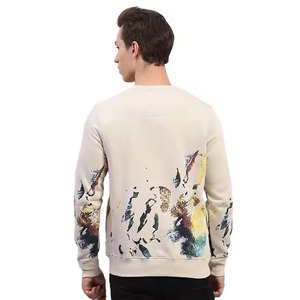 Sudadera de Cuello Redondo Extra Grande de Felpa de Primera Calidad, Invierno/Casual, Bordada, Transpirable, de Secado Rápido, Estilo Urbano, Diseño Sólido - Product Image 5