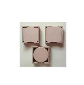Venta caliente forma cuadrada MDF posavasos personalizar tamaño hoteles cerveza bebida vidrio MDF posavasos Decoración de mesa mejor fabricante - Product Image 2
