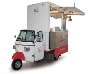 Triciclo Eléctrico para Comida, Carrito de Comida Móvil de Tres Ruedas, Resistente a la Oxidación, 5 Años de Garantía, para Café, Pizza, Tacos, Helados, Hot Dogs - Product Image 6