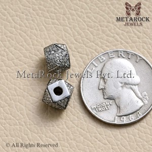 ของแข็งเงิน925หาธรรมชาติปูเครื่องประดับเพชรหกเหลี่ยมรูปร่างเพชรหา - Product Image 6