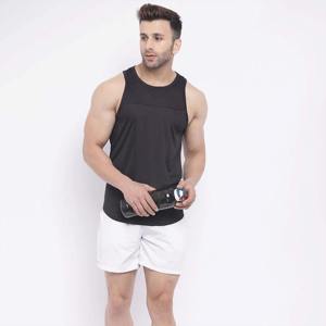 High Quality Athletic Polyester Blank Running Silk Gym Muscle Plus Size Bulk Fitness Mesh <b>Men</b> Custom Logo <b>White</b> <b>Men'S</b> <b>Tank</b> <b>Tops</b> - Product Image 1