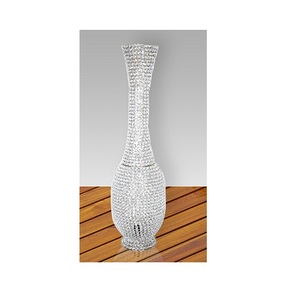 European Crystal Pendant <b>Light</b> Modern LED Golden Finish Living Room Table Street Lamp Hollow Decoration Site Layout Props Metal - Product Image 5