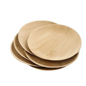 Assiettes jetables rondes écologiques et durables Vaisselle biodégradable compostable pour événements, restauration et usage domestique - Product Image 4