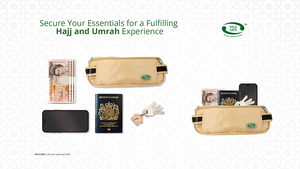 Riñonera antirrobo fácil de llevar de material de nailon a prueba de cortes y cinturón Ihram para Hajj y Umrah disponible a precio con descuento - Product Image 6