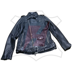 Premium Quality Custom Design Adult Size Women <b>Genuine</b> <b>Leather</b> <b>Jacket</b> Ladies <b>Genuine</b> <b>Leather</b> Stylish <b>Jacket</b> For Women - Product Image 3