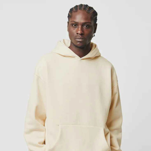 <b>Plain</b> Blank Wholesale 100% Cotton Custom Hoodies Men's <b>Plain</b> <b>Sweatshirts</b> with Custom Print Street Wear Men's Blank Clothing - Product Image 3