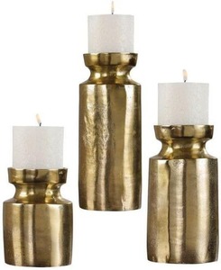 Export Quality Handmade Embossing Printed Aluminum Candle Holder for Home Decor Christmas <b>Wedding</b> Events-Export Price - Product Image 1