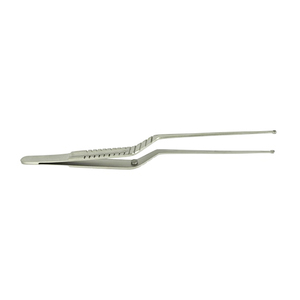 Pinces bipolaires de type baïonnette neurochirurgicales de haute qualité, prise de type US à 2 broches, 22 cm - Product Image 3